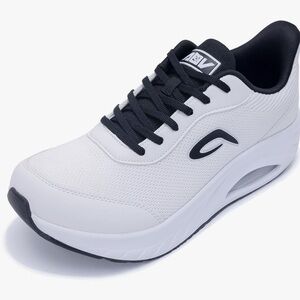 AOV ARCH SUPPORT White and Black Athletic Men's Shoes